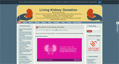 Desktop Screenshot of livingkidneydonation.co.uk